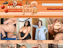 Tablet Screenshot of morefatties.com